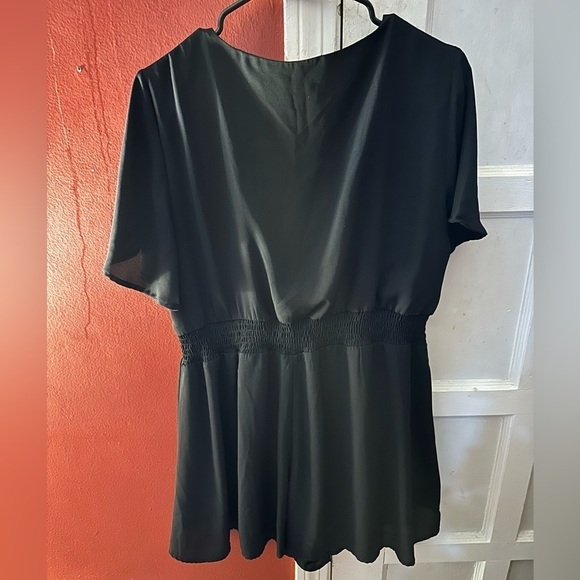 Pink Lily Black Romper Love For A Lifetime XL - Picture 10 of 15